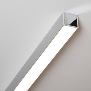 Molto Luce, 113,7 cm lange LED-Deckenlampe Ride, alu eloxiert, 