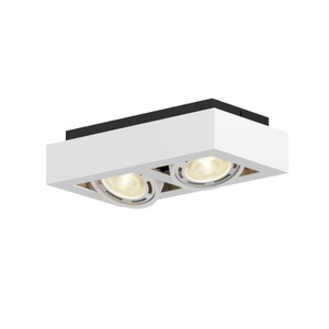 ARCCHIO, LED-Deckenstrahler Ronka, GU10, 2-fl., weiß, Deckenstrahler Ronka, GU10, 2-flammig, weiß