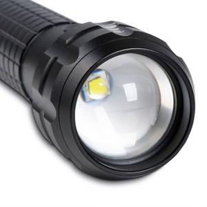 undefined, LED Taschenlampe Maul MAULkronos XL, Leistung 10 W, 419 lm, bis 295 m, 33 bis 100 h, 3 Lichtstufen, IPX4, inkl. Batterien, Aluminium, schwarz, Maul Taschenlampe MAULkronos, 10W, schwarz, 100000h, 419lum, 8182090
