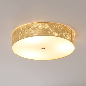 Hufnagel, Deckenleuchte Alea Loop mit Blattgoldbezug, Deckenleuchte Alea Loop mit Blattgoldbezug