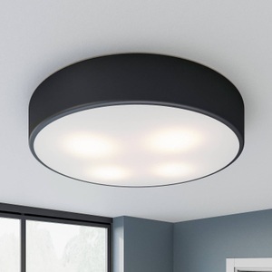 Deckenleuchte Cleo, Ø 50 cm, schwarz