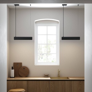 DFTP by Nordlux, Hängeleuchte Beau 50, schwarz, Länge 50 cm, Hängeleuchte Beau 50, schwarz, Länge 50 cm
