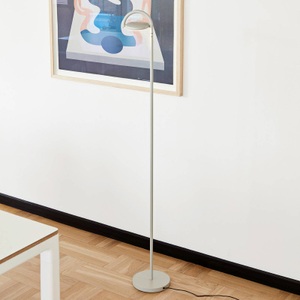 Hay, HAY Marselis LED-Stehleuchte verstellbar, grau, Hay Lampada a stelo Marselis