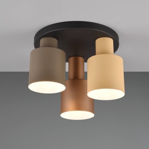 Trio Lighting, Deckenleuchte Agudo, multicolor, 3-flammig Rondell, Deckenleuchte Agudo, multicolor, 3-flammig Rondell