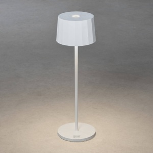 Konstsmide, Konstsmide 7813-250 Positano USB-Leuchte LED LED fest eingebaut 2.2 W Weiß, LED-Tischleuchte Positano für außen, weiß