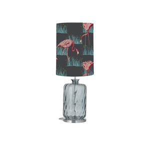 Ebb & Flow, EBB & FLOW Pillar Tischlampe, Marl grey/rauchgrau, 