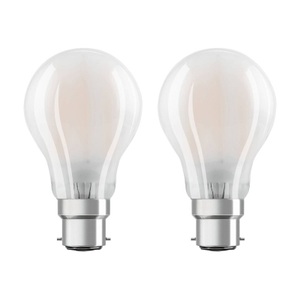 Osram, OSRAM LED-Lampe B22d Classic 827 7W 2er-Pack matt, OSRAM LED-Lampe B22d Classic 827 6,5W 2er matt