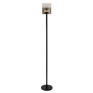 HIGHLIGHT, LED-Stehleuchte Salerno, 2.700K, schwarz/smoke, LED-Stehleuchte Salerno, 2.700K, schwarz/smoke