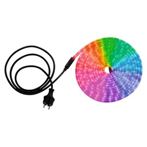Globo, GLOBO LIGHT TUBE Schlauch Kunststoff transparent, 6m + 1,5m Zuleitung und Stecker, IP4, Schlauch Light Tube bunt 6m