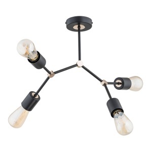 ALFA, Deckenleuchte Glotter, vierflammig, Deckenleuchte Glotter, vierflammig