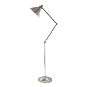 Elstead, Stehlampe Provence, verstellbar, nickel poliert, Stehlampe Provence, verstellbar, nickel poliert