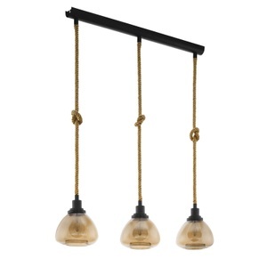 Eglo, Pendellampe Rampside mit 3 Glasschirmen, Eglo Pendellampe Rampside