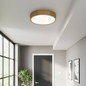 TEMAR LIGHTING, Deckenleuchte Cleo, Ø 48 cm, eiche, Deckenleuchte Cleo, Ø 48 cm, eiche