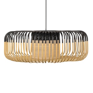 Forestier, Forestier Bamboo Light XL Pendellampe 60cm schwarz, Forestier Bamboo Light XL Pendellampe 60cm schwarz