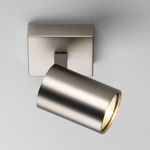 Astro, Astro Ascoli Single Deckenspot nickel matt, Wandleuchte Ascoli metall / Deckenleuchte - Drehbarer Spot - Astro Lighting metall en metall