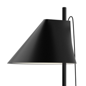 Louis Poulsen, Louis Poulsen Yuh LED-Designer-Stehleuchte schwarz, Stehleuchte Yuh LED metall schwarz / H 140 cm - Louis Poulsen schwarz en metall