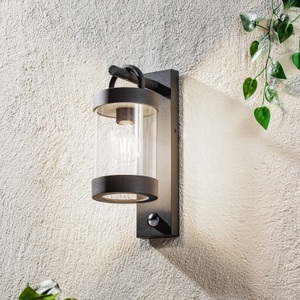 TRIO LEUCHTEN, Außenwandlampe Sambesi, Bewegungssensor, anthrazit, Außenwandlampe Sambesi, Bewegungssensor, anthrazit