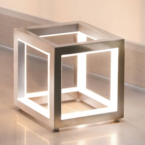 Sompex, Sompex Delux LED Leuchtobjekt S, Sompex, Tischlampe, Sompex DELUX T LED 3,6W ALUM, 12x12CM Tischlampe,