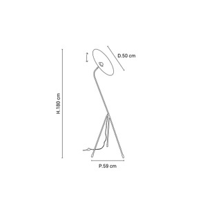 MARKET SET, MARKET SET Gatsby Dreibein-Stehlampe Pfauenmuster, MARKET SET Gatsby Dreibein-Stehlampe Pfauenmuster