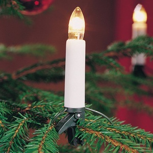 Konstmide CHRISTMAS, 9,75 m lange Lichterkette mit Topbirnen innen 16-f, 9,75 m lange Lichterkette mit Topbirnen innen 16-f