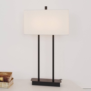 By Rydéns, By Rydéns Luton Tischleuchte, weiß/schwarz, 56cm, By Rydéns Luton Tischleuchte, weiß/schwarz, 56cm