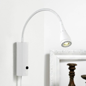 Nordlux, LED-Wandleuchte Mento mit Flexarm, weiß, LED-Wandleuchte Mento mit Flexarm, weiß
