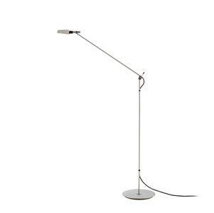 Carpyen, LED-Stehleuchte Tema, justierbar, schwarz-nickel, LED-Stehleuchte Tema, justierbar, schwarz-nickel