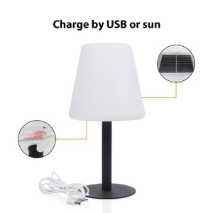 Smartwares®, LED-Solartischleuchte OSL-50012 Akku und USB-Kabel, LED-Solartischleuchte OSL-50012 Akku und USB-Kabel