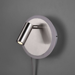 Trio Lighting, LED-Wandleuchte Jordan, zweiflammig, nickel, LED-Wandleuchte Jordan, zweiflammig, nickel