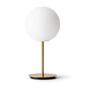MENU, Menu TR Bulb DTW Tischlampe 41cm Messing/opal matt, Tischleuchte TR Bulb LED glas gold metall / Mit Dimmer - Messing / Glas - Menu metall en glas