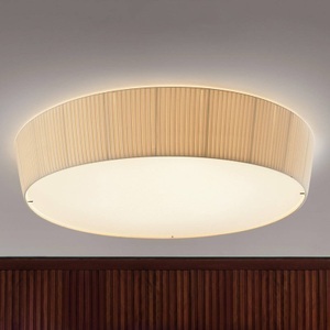 Bover, Bover Plafonet 95 - Textil-Deckenlampe, Band creme, Bover Plafonet 95 - Textil-Deckenlampe, Band creme