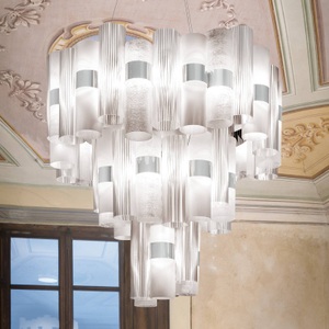 SLAMP, Slamp La Lollo XL LED-Hängelampe, Ø80cm, weiß, Slamp La Lollo XL LED-Hängelampe, Ø80cm, weiß