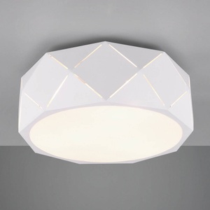 Trio Lighting, Deckenlampe Zandor mit weißem Schirm