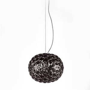 KARTELL, Kartell Planet - LED-Pendellampe, rauchgrau, Pendelleuchte Planet plastikmaterial grau / LED - Ø 33 cm - Kartell grau en plastikmaterial