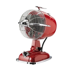 Casa Fan, Tischventilator RetroJet rubinrot, 