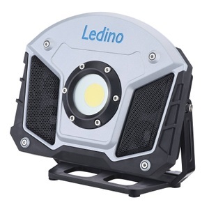 Ledino, LED-Akkustrahler Horn mit Bluetooth-Funktion, 
