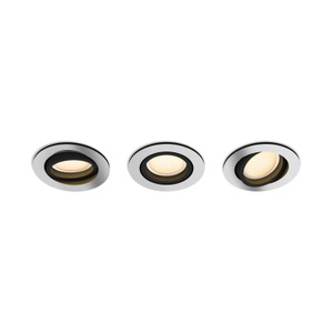 undefined, Philips Hue White ambience 3er-Pack Milliskin Einbauspot, Philips Hue White Amb. Milliskin Spot 3 flg. Alu inkl. DS