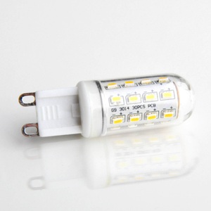 Lampenwelt.com, G9 3W 830 LED-Lampe in Röhrenform klar, 