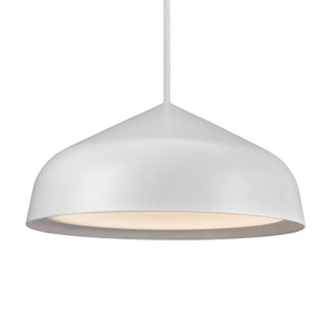 Nordlux, LED-Hängeleuchte Fura, 25 cm, weiß, Nordlux Pendelleuchte »DFTP Fura 25«