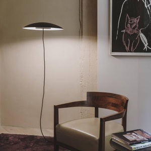 LEDS-C4, LEDS-C4 Noway Single LED-Stehleuchte schwarz, LEDS-C4 Noway Single LED-Stehlampe gebogen schwarz