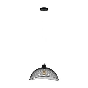 undefined, Pendellampe Pompeya Schwarz, Hängeleuchte Pompeya, Länge 45 cm, schwarz, Stahl