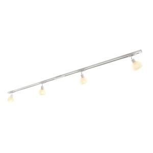 LINDBY, Lindby Jeanit 3-Phasen-LED-Schiene, weiß, Lindby 1-Phasen-Schienensystem Linaro, E14, weiß, 4-flammig