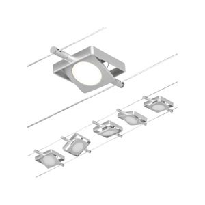 Paulmann, Paulmann 94420 Seil-Komplettsystem LED fest eingebaut LED Chrom (matt), Chrom, Paulmann PAULMANN 94420 Seil-Komplettsystem LED fest eingebaut LED Chrom (matt), Chrom