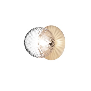 NUURA, Nuura Liila 1 Medium Wandlampe, 1-flg, gold/klar, Nuura Liila 1 Medium Wandlampe, 1-flg. gold/klar