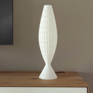 Tagwerk, Tischleuchte Fraktal aus Biomaterial, Silk, 65 cm, Tischleuchte Fraktal aus Biomaterial, Silk, 65 cm