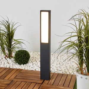 BEGA, BEGA - einseitig strahlende LED-Wegeleuchte Santos, BEGA 77246K3 Wegelampe eckig grafit 3.000K 1seitig