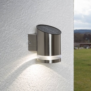 Lampenwelt.com, LED-Solarleuchte Salma für die Wandanbringung, LED-Solarleuchte Salma für die Wandanbringung