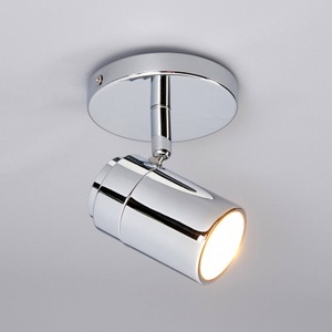 Lampenwelt.com, Decken- und Wandspot Dejan in Chrom, Decken- und Wandspot Dejan in Chrom