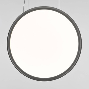 Artemide, Artemide Discovery Vertical LED-Hängelampe 140 cm, Pendelleuchte Discovery Vertical LED metall plastikmaterial transparent / Ø 100 cm - Artemide transparent en plastikmaterial