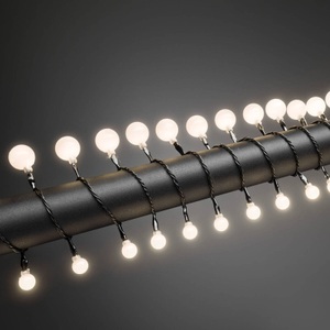 Konstmide CHRISTMAS, Kugel-Lichterkette LED warmweiß 80-flg., Konstsmide LED-Lichterkette 632cm lang